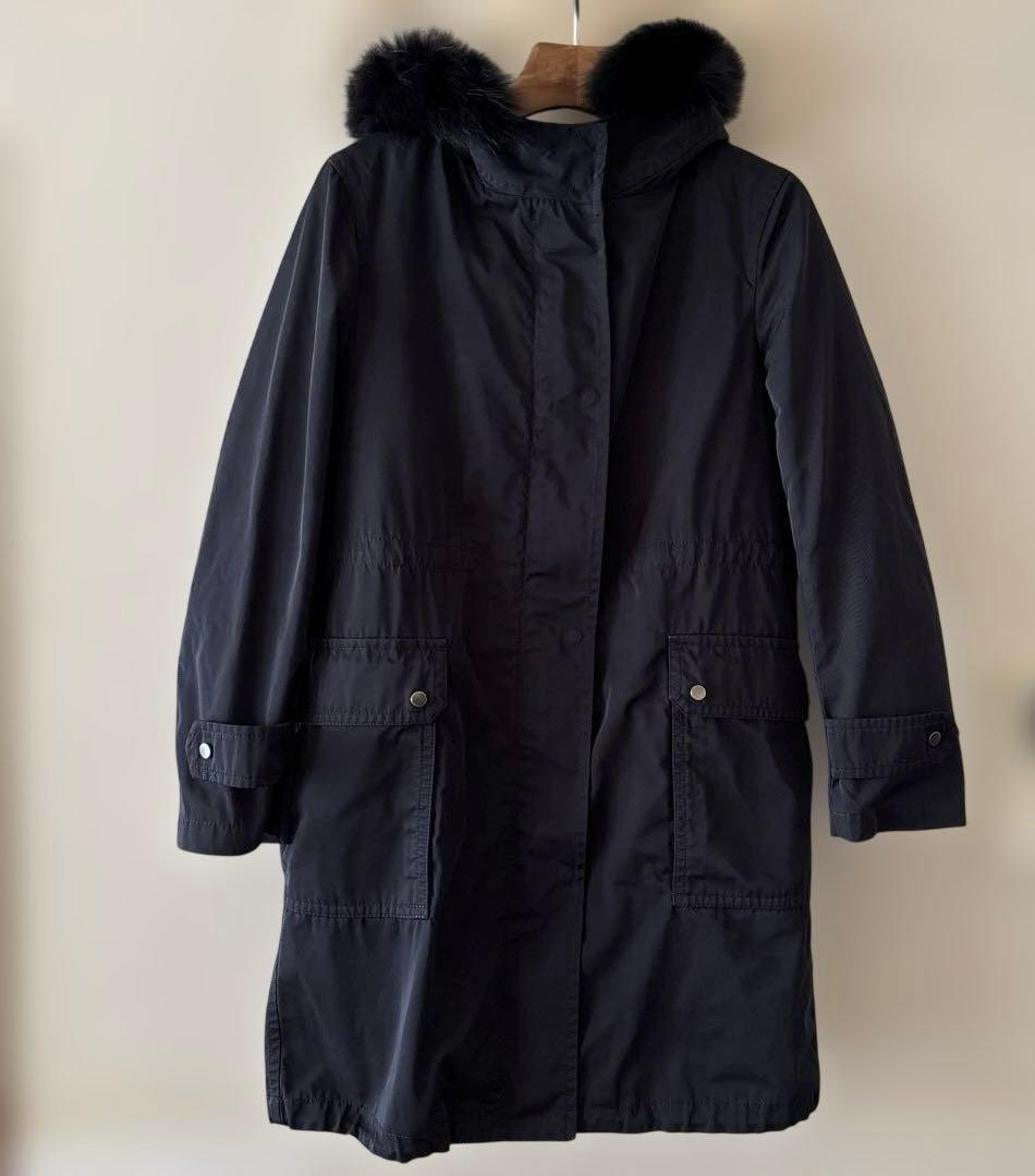 iCB ネイビー ダウン素材 モッズコート Mサイズ ネイビー 3way - メルカリ