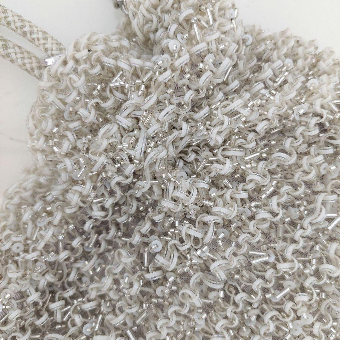 アンテプリマ ワイヤーグリッター 限定 オーロラホワイト バッグ なな