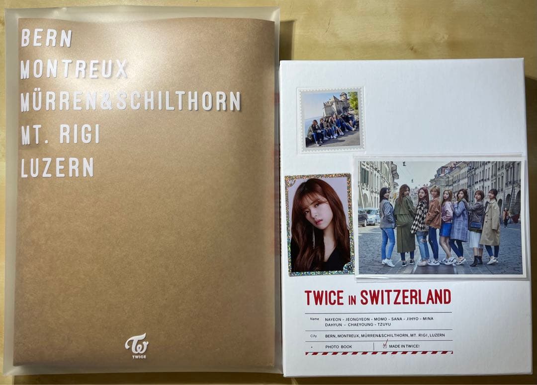 TWICE in SWITZERLAND PHOTOBOOK & MD SET - メルカリ