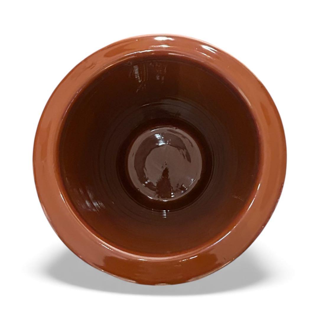 21新品未使用品常滑焼/味噌蓋付かめ21号（37.8L)日本製/梅干/味噌/漬物