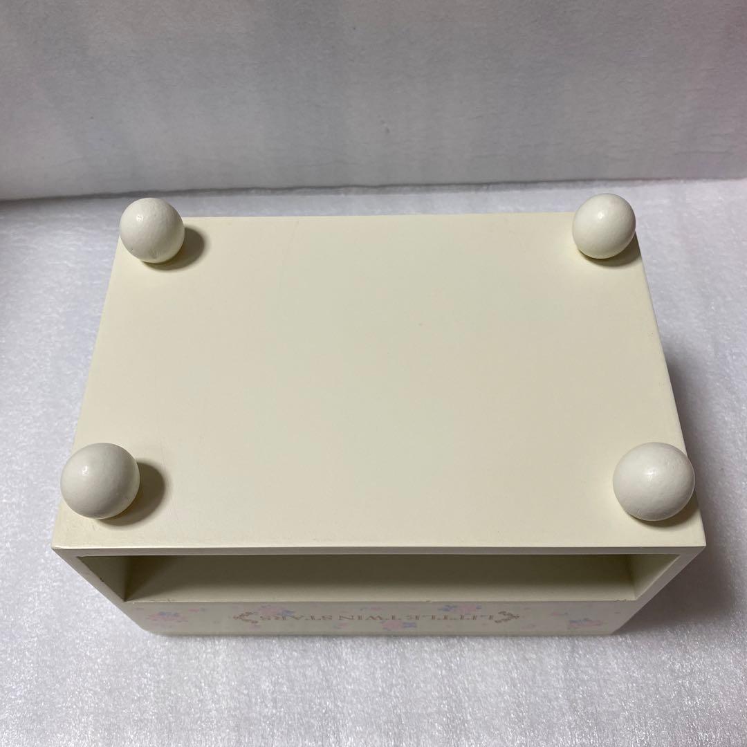 新品未使用 キキララ リトルツインスターズ 木製 チェスト