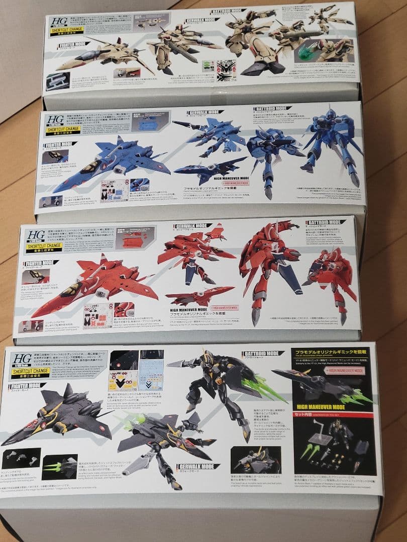 HG 1/100 YF-19&VF-22S(マックス・ミリア・ガムリン機) 4点 - メルカリ