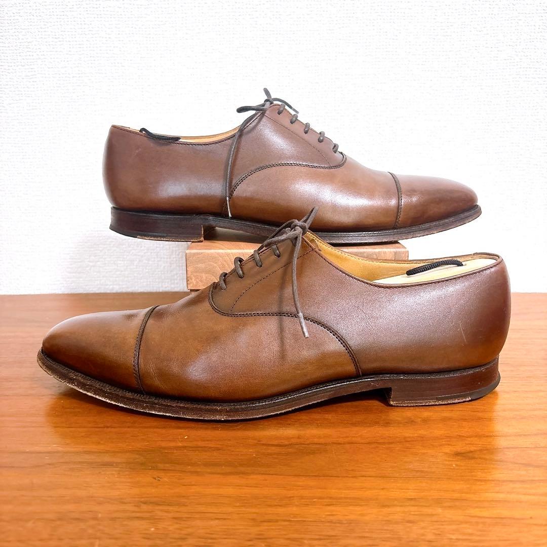 CROCKETT&JONES HALLAM ストレートチップ 7E ブラウン - メルカリ