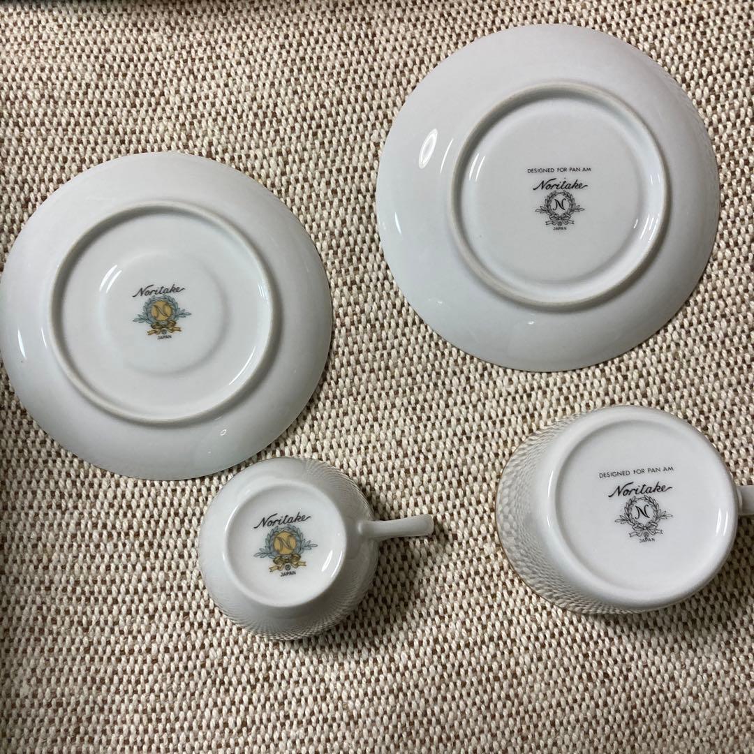 PAN AM パンナム航空 カップ&ソーサー ノリタケ製 2客セット - メルカリ