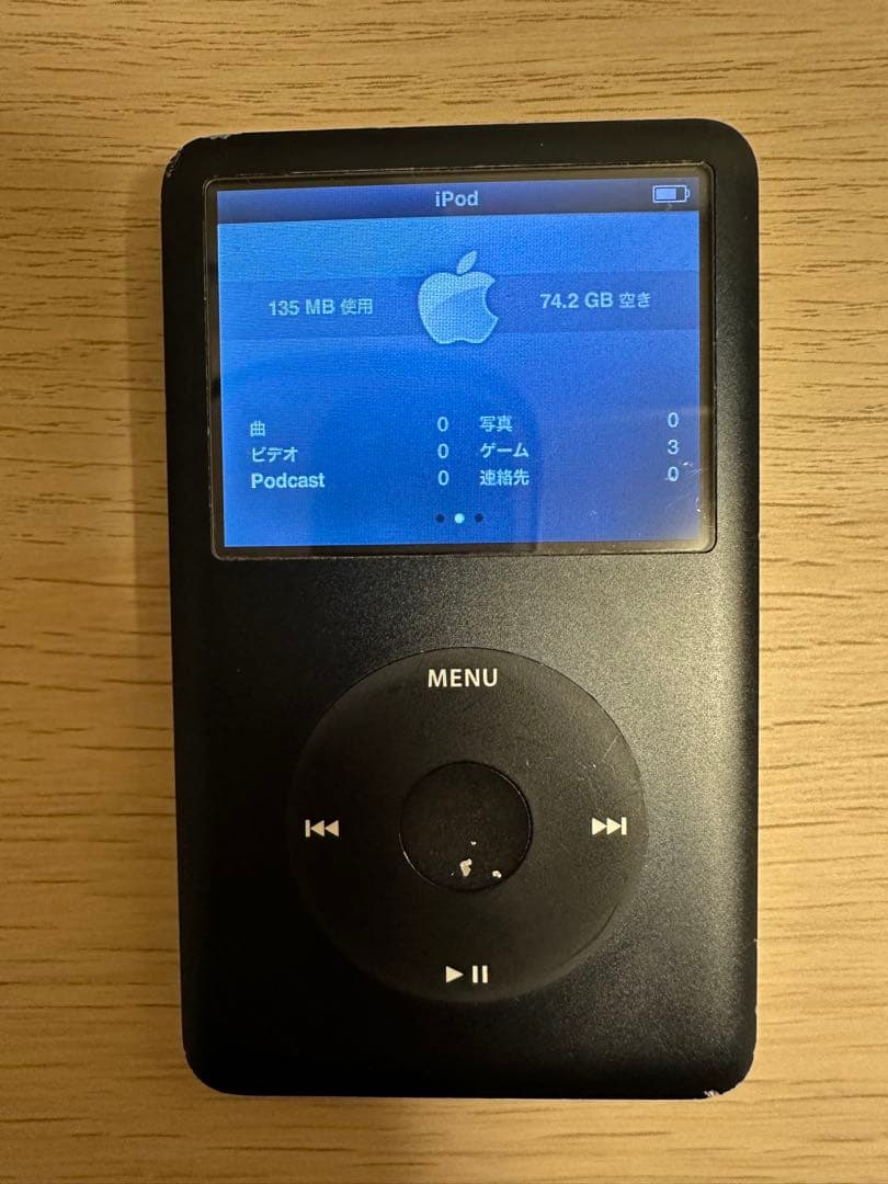 iPod classic 80GB ブラック ジャンク品 - メルカリ