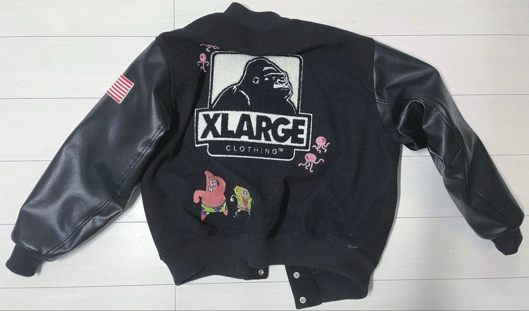 XLARGE×SpongeBob VARSITY JACKET 完売品 - メルカリ