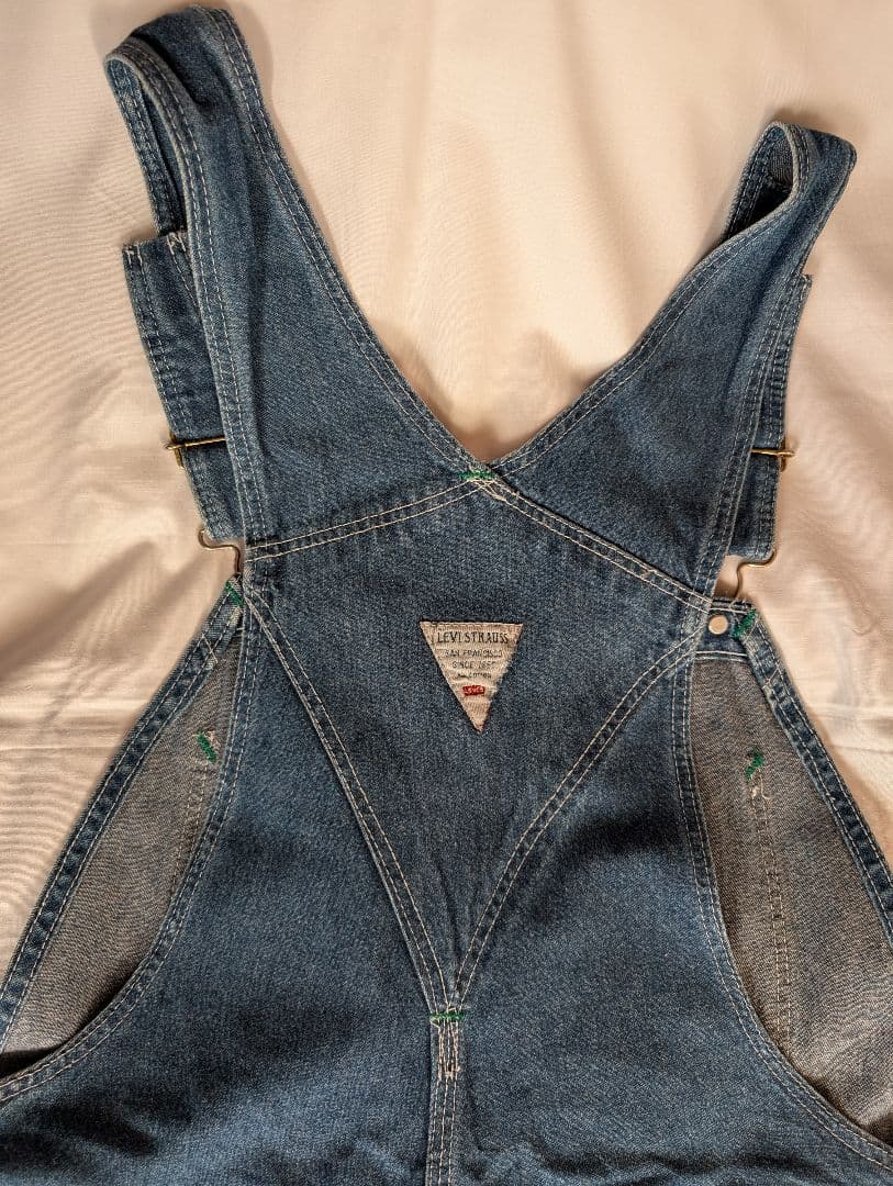 て*ん様 週末セール！希少品リーバイス ブルーデニム オーバーオール