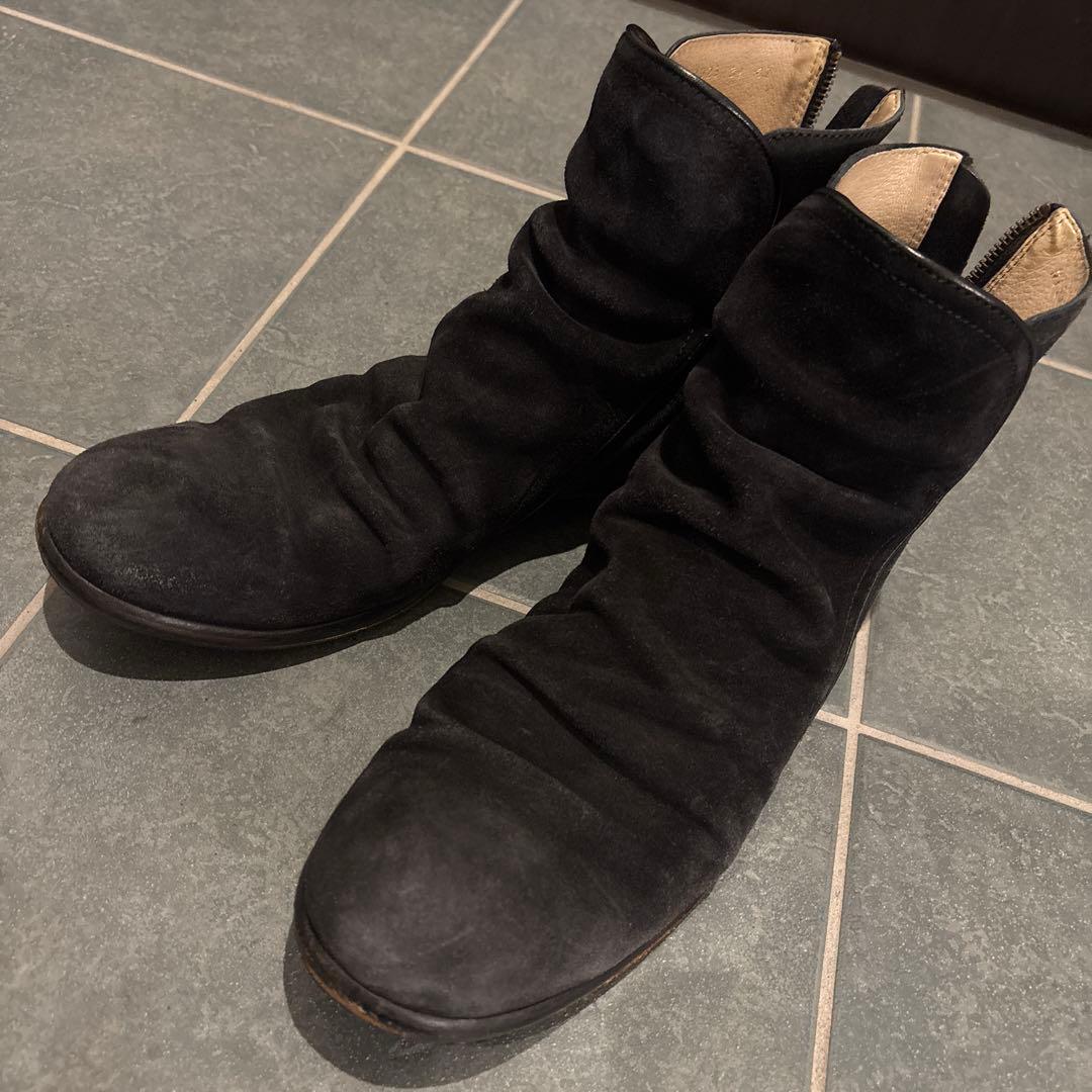 nil admirari バックジップブーツ スウェード ブラック42 - メルカリ