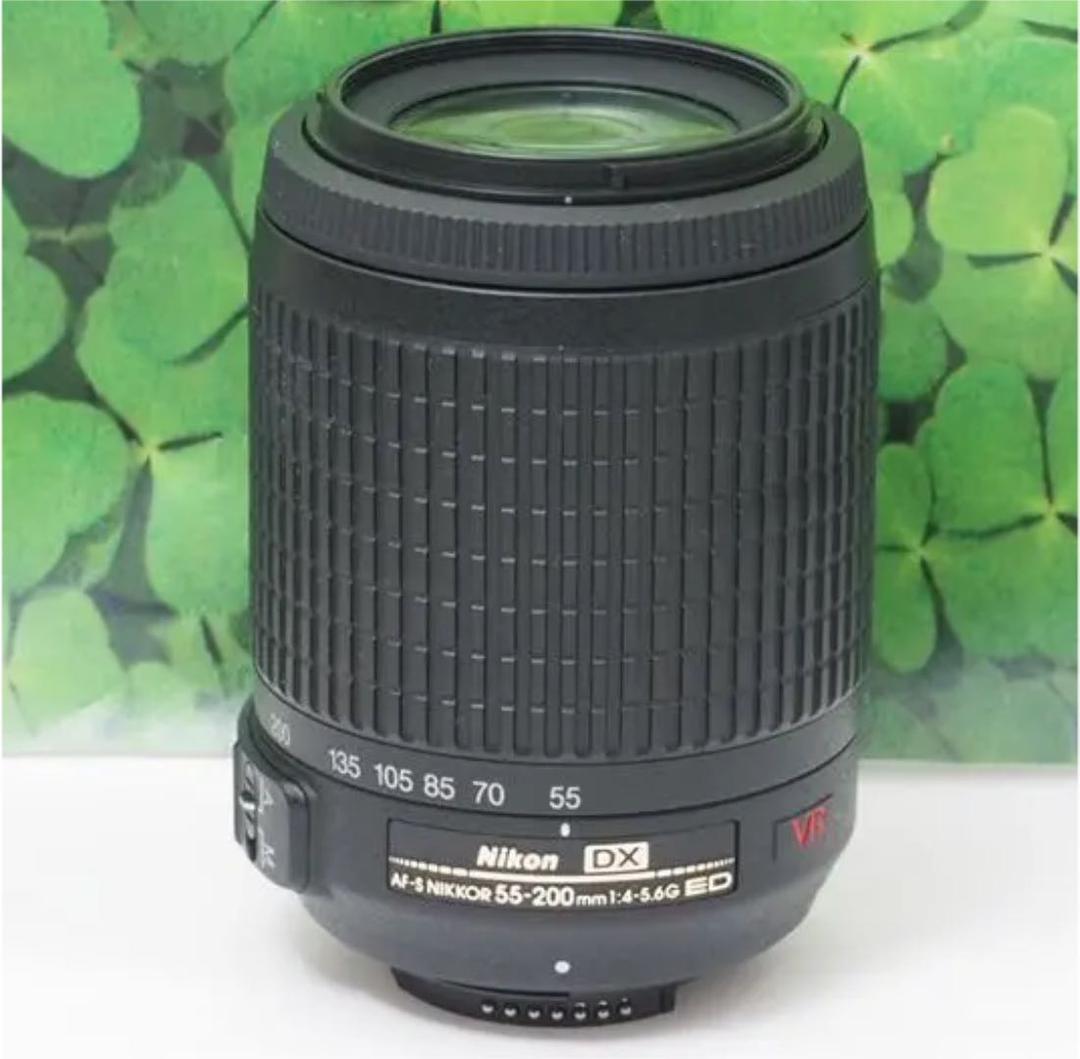 美品】ニコン55-200mm❤️望遠レンズイベント、運動会で大活躍間違いなし！