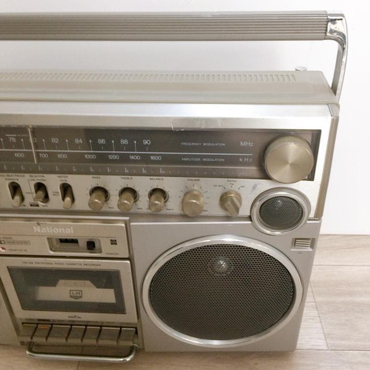 動作品 ラジオ rx-5500 national ナショナル ラジカセ - メルカリ