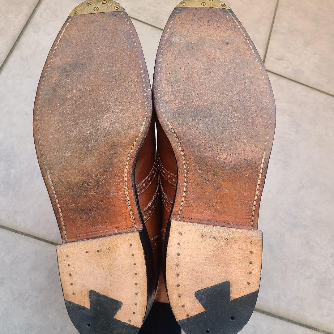 Alden 2099 ウイスキーコードバン 8.5D フルブローグ 希少カラー