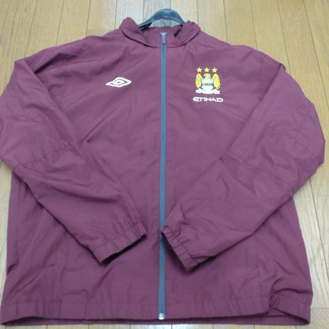 UMBRO マンチェスターシティ ナイロンジャケット アンブロ古着 サイズ
