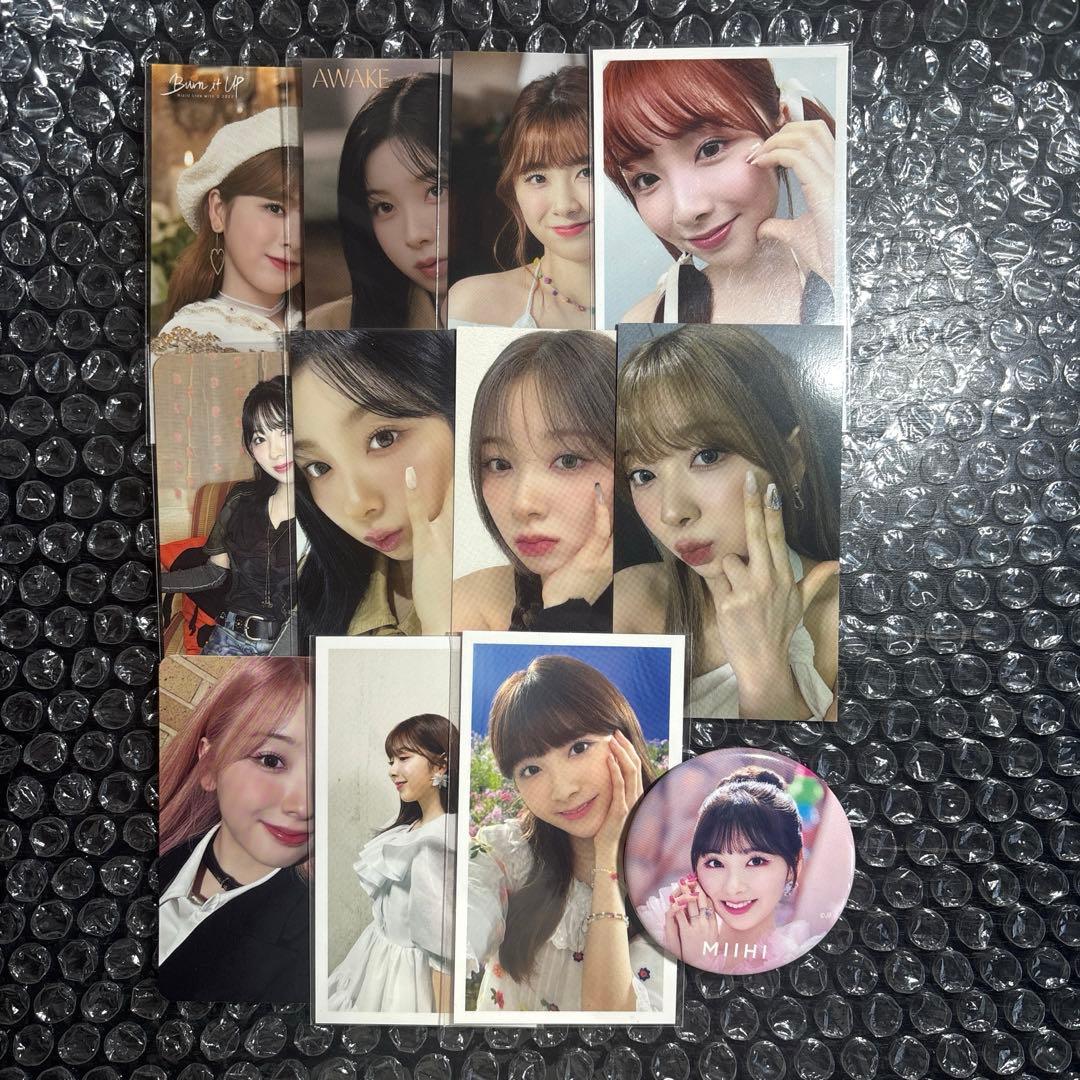 NiziU ミイヒ トレカ ステッカー まとめ売り セット 缶バッジ 缶バッチ