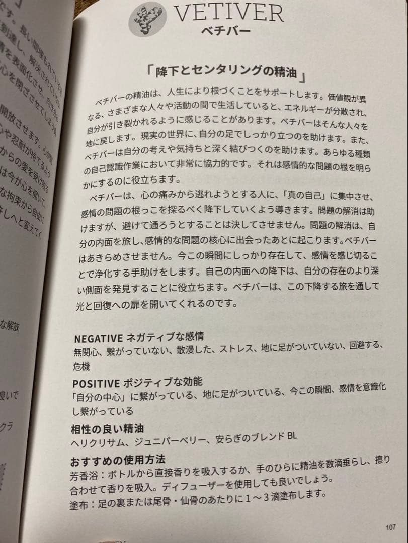 ドテラオイル　ベチバー　ナイオウッド