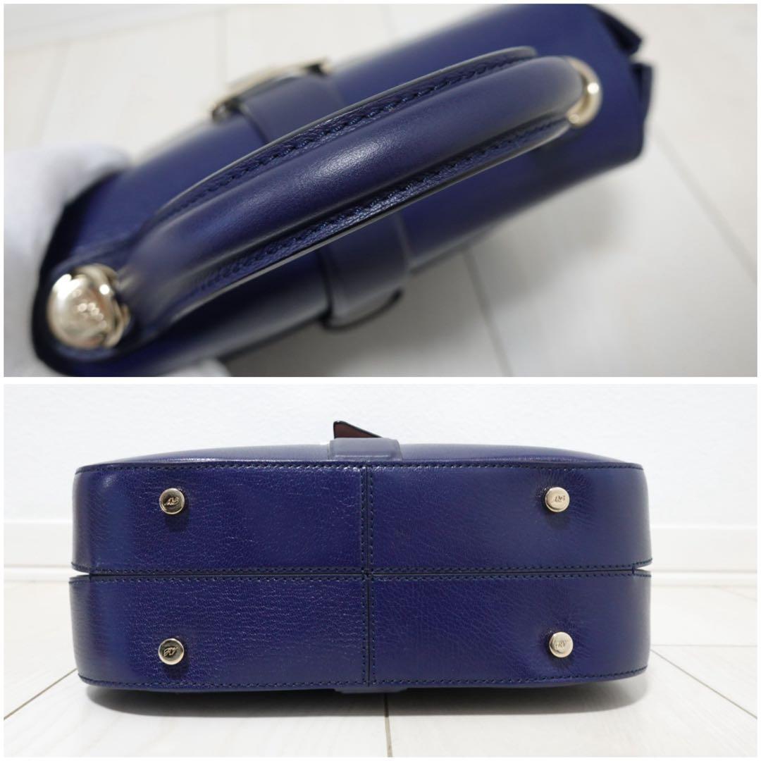 ロジェヴィヴィエ ボーヴィヴィエ ハンドバッグ ショルダーバッグ 紺