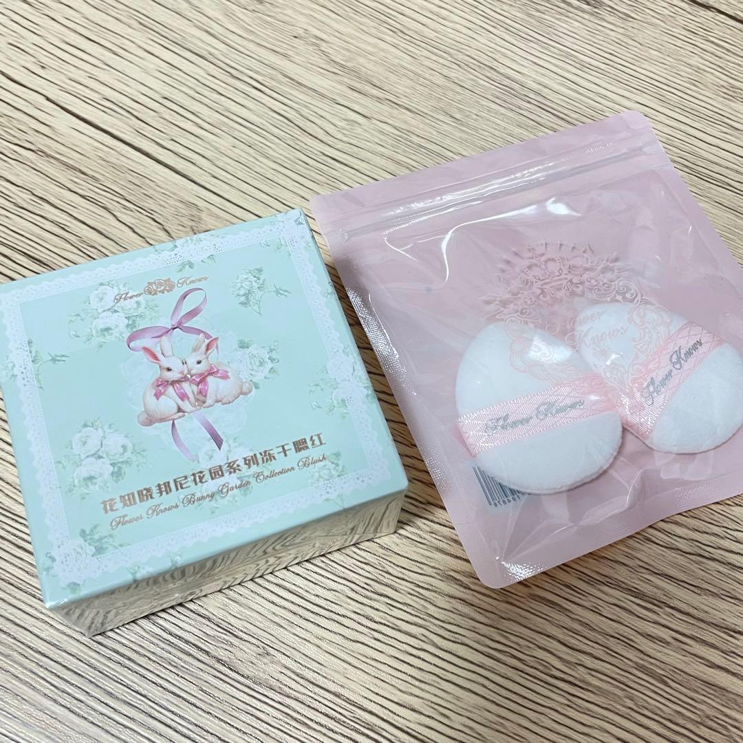 フラワーノーズバニーガーデンテイルズルミナスシフォンチーク05