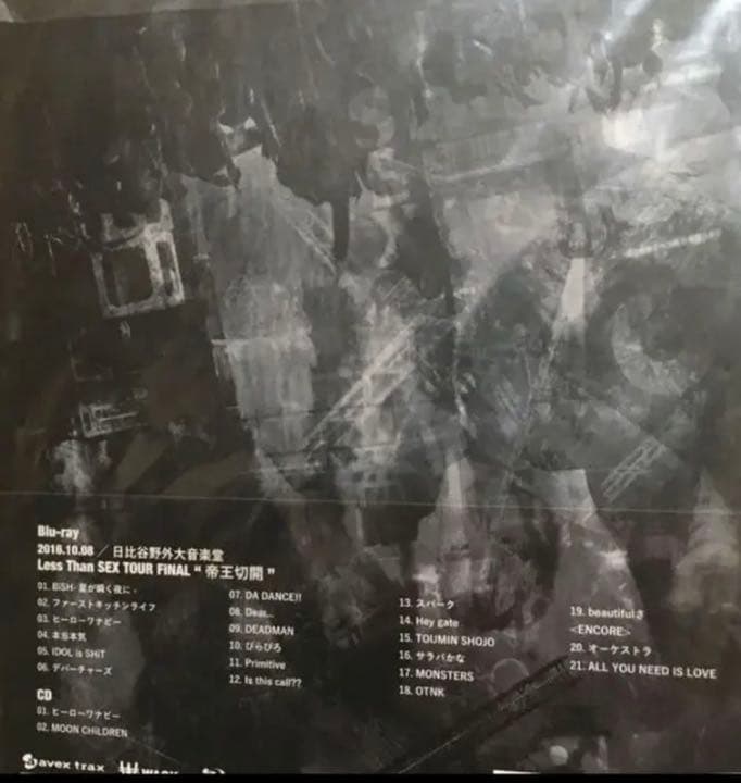 【初期サイン】BiSH LESS THAN SEX TOUR FiNAL帝王切開