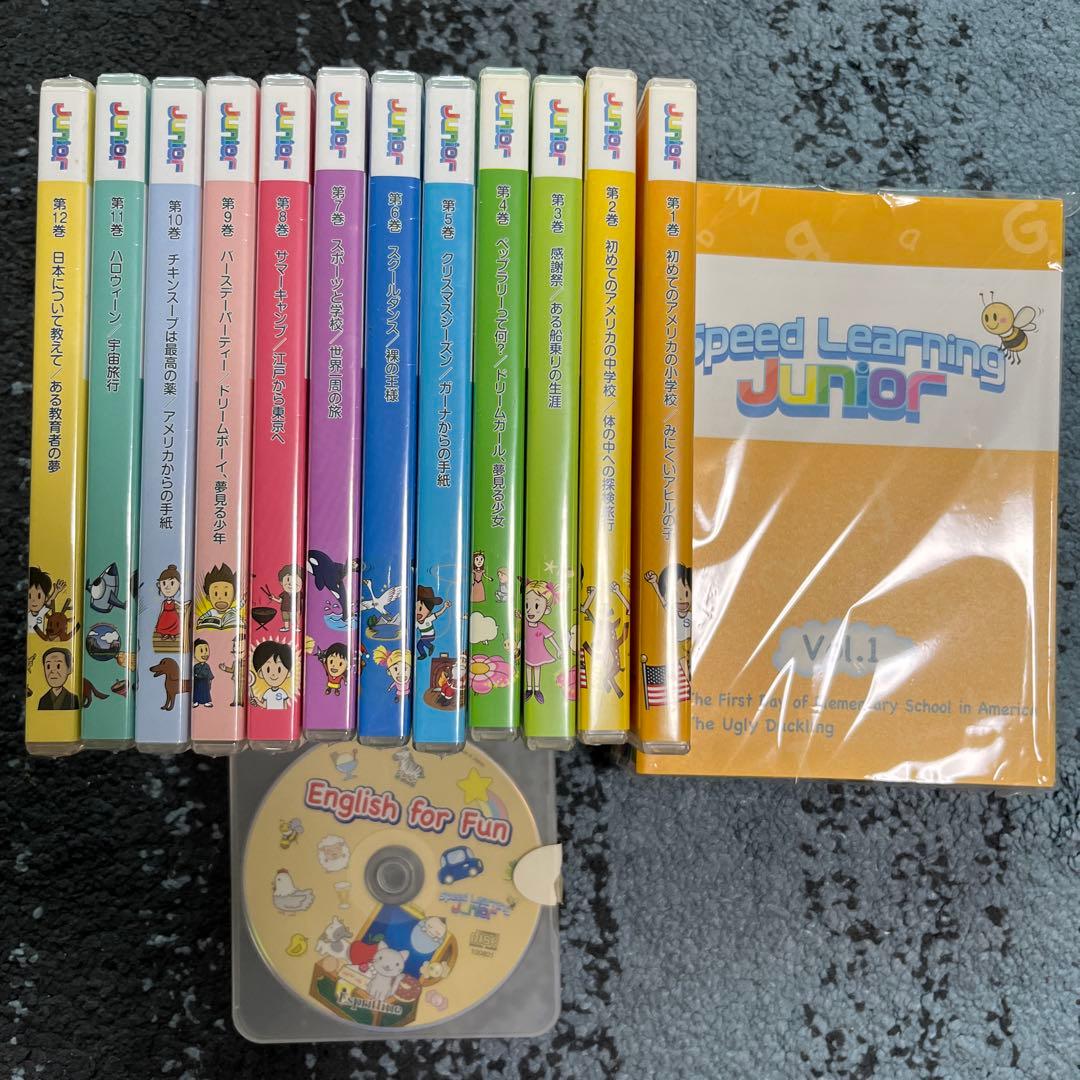 新品未開封 スピードラーニング ジュニア 全12巻 スピードラーニング ジュニア 12巻 新品未開封あり 2025年最新】Yahoo