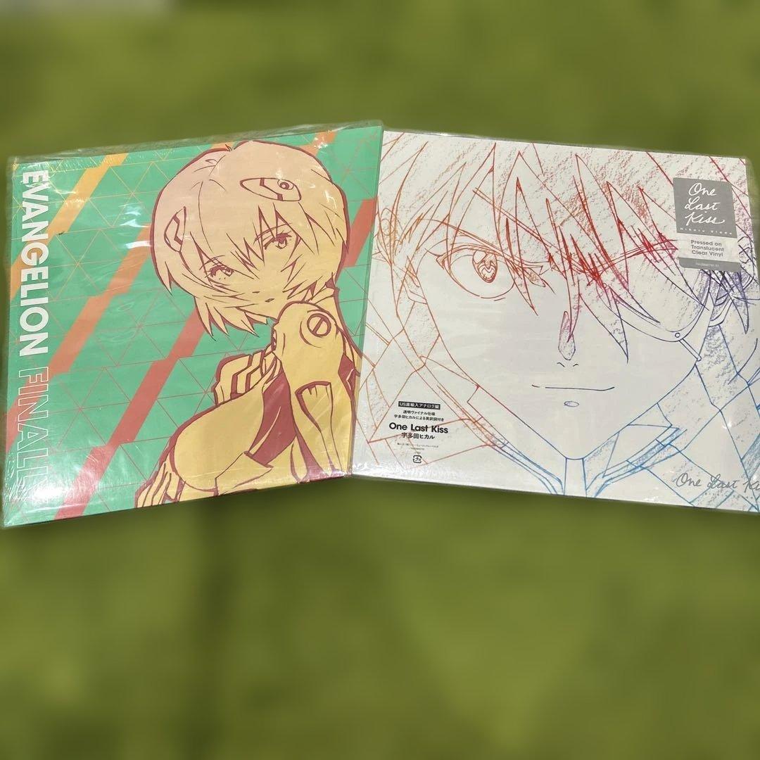 evangelion finally one last kiss レコード2枚 - メルカリ