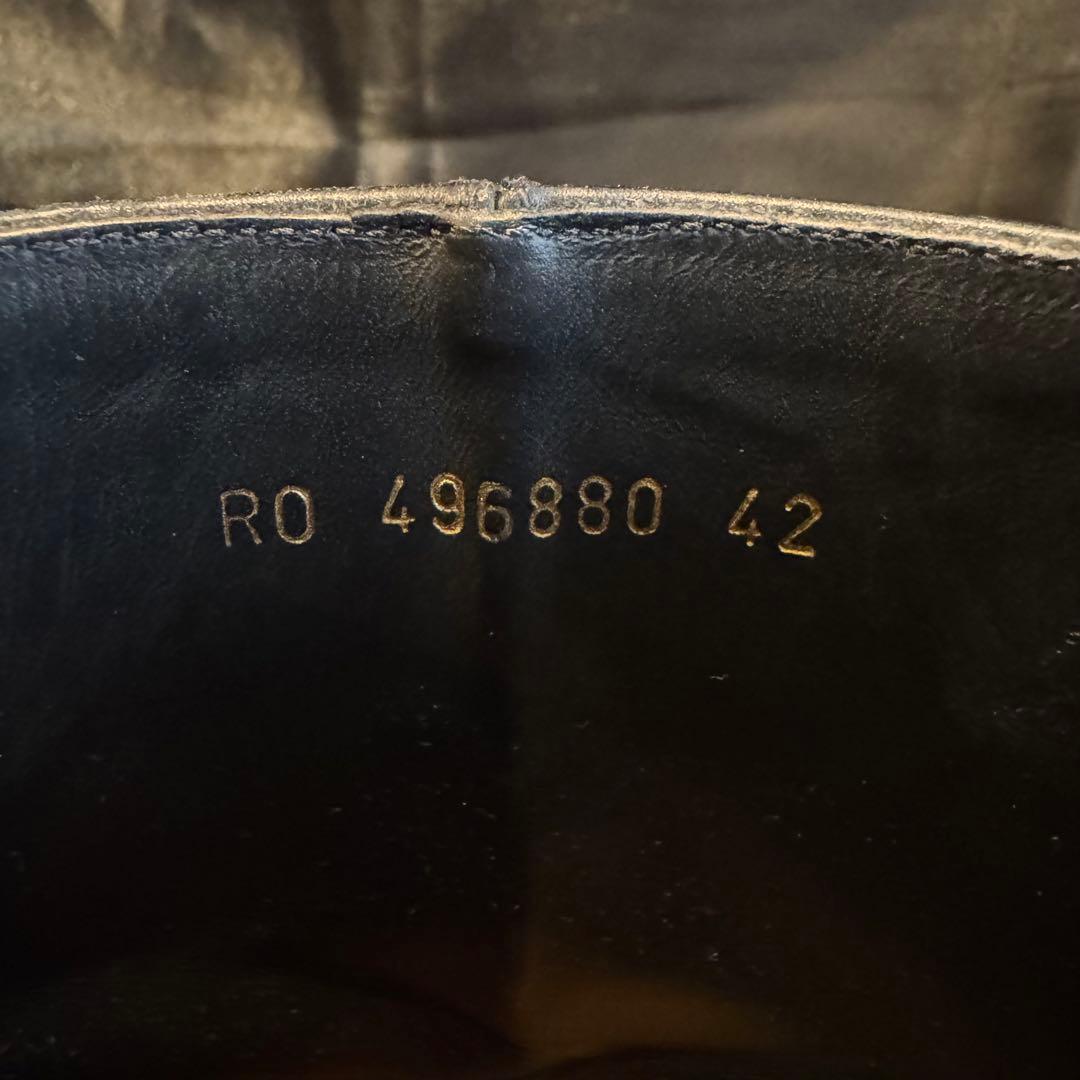 サイズ42】極美品 サンローランパリ リングブーツ ハーフラバー済