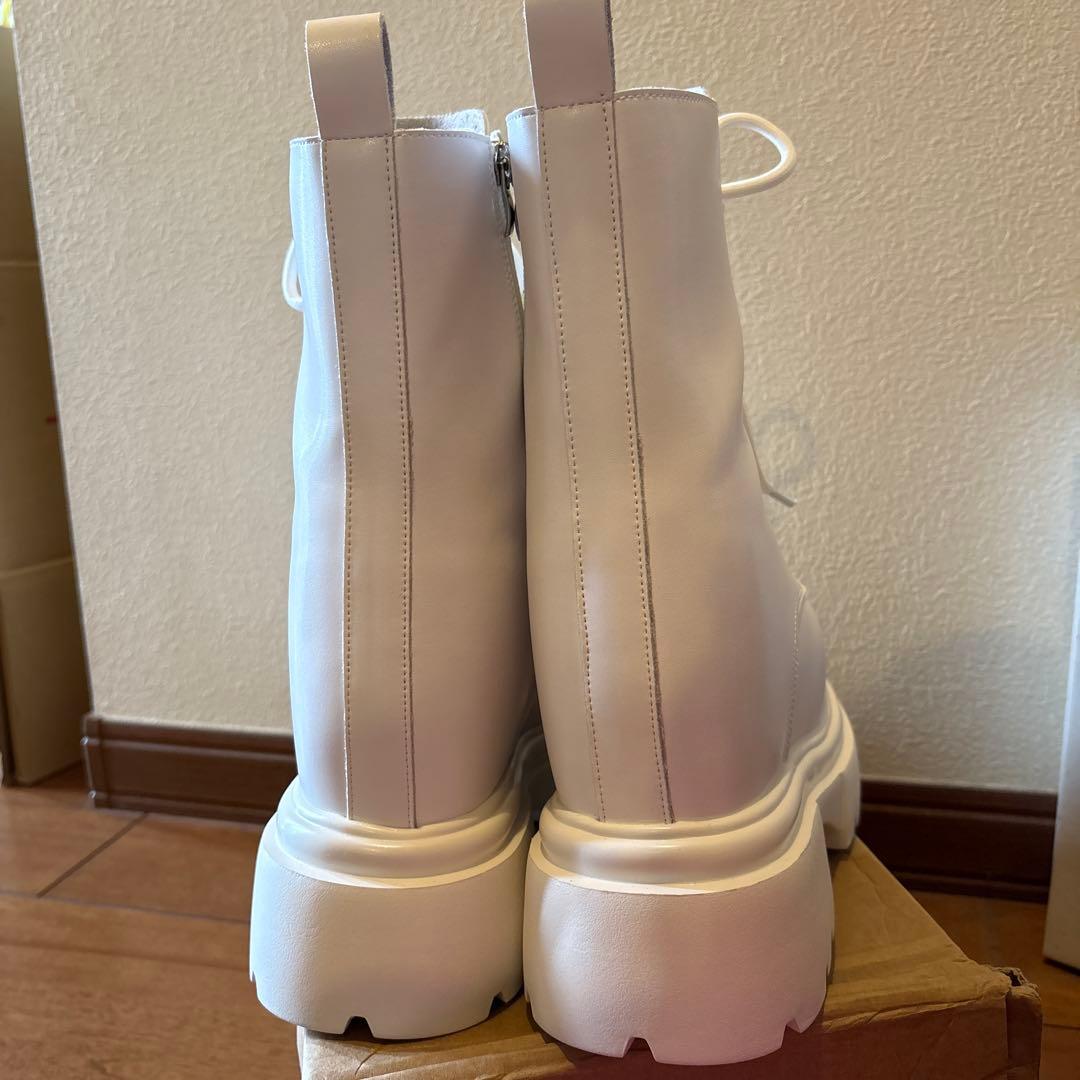 HSKTokyo 厚底×シークレットブーツ 16.5cm 白