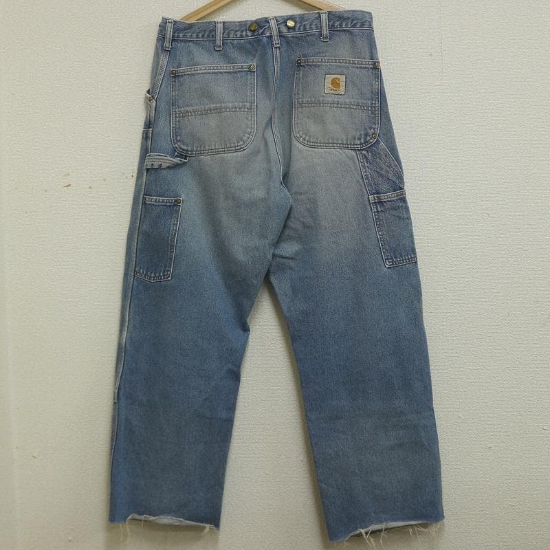 ☆カーハート☆デニムダブルニーペインターデニムパンツ WU138 36×34