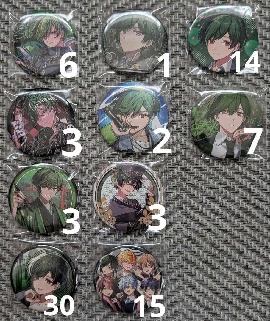 シクフォニ すち 缶バ まとめ売り - メルカリ