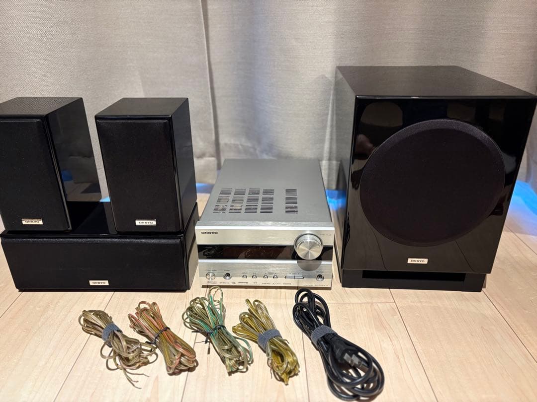 【送料込】ONKYO SA-205HDX 測定用マイク・リモコン付属　ジャンク扱 送料込】ONKYO SA-205HDX 測定用マイク・リモコン付属 ジャンク扱