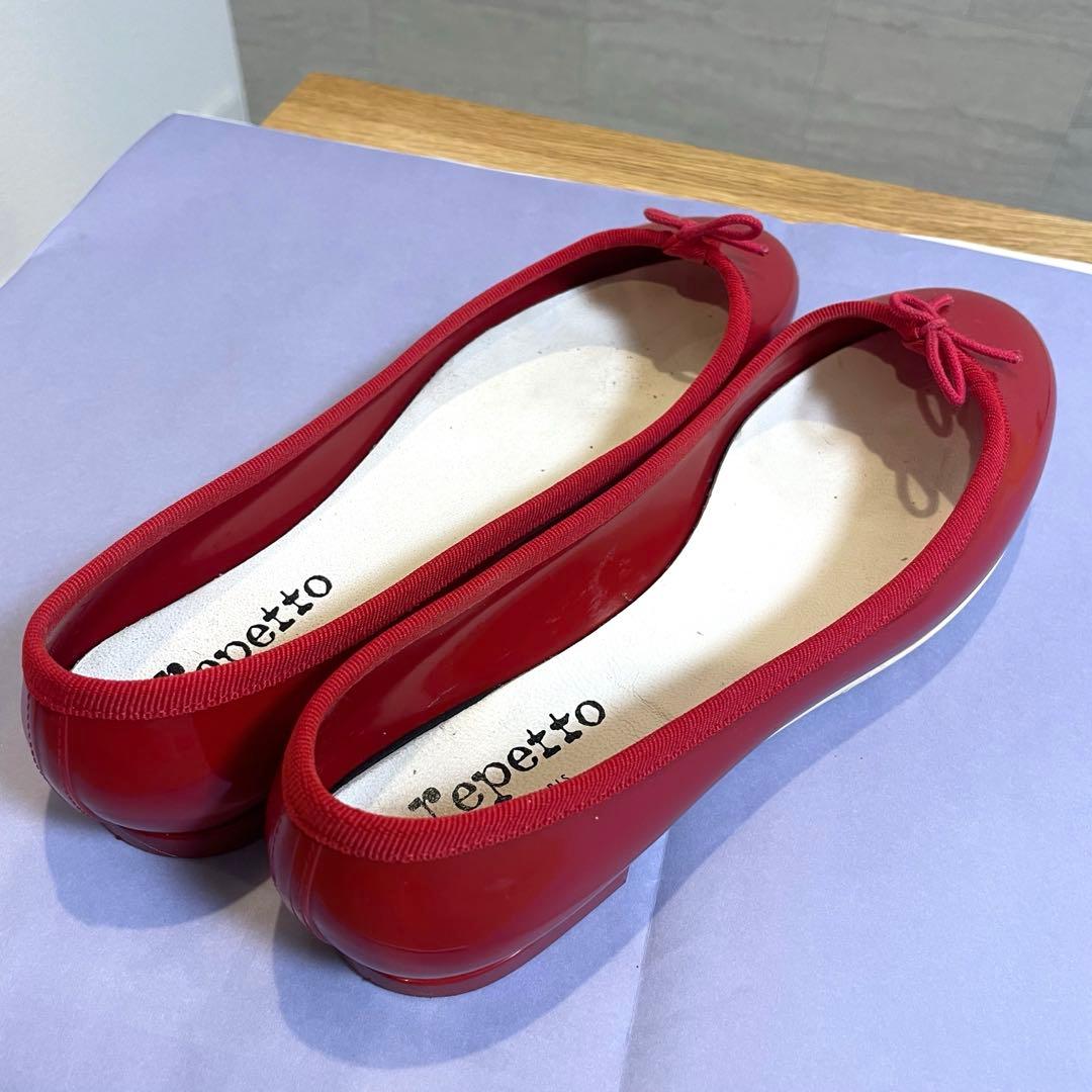 repetto】レペット サンドリオンベイビー レインシューズ 39 レッド