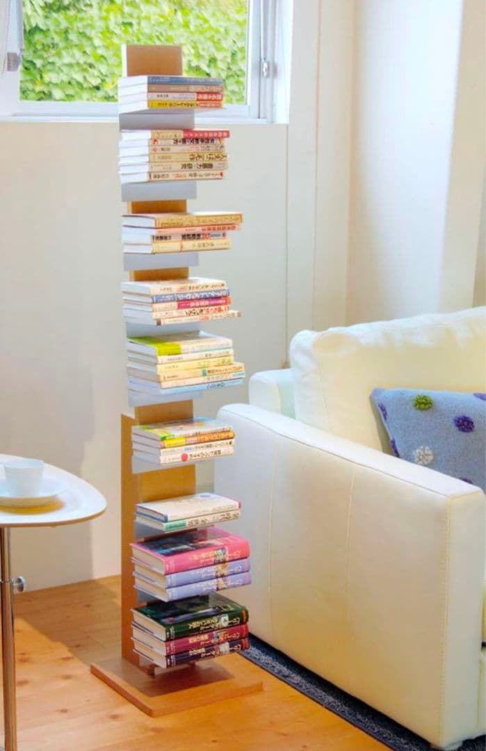 最終価格！東京引渡し　オークス ブックタワー ハイタイプ 日本製 ナチュラル オークス】ブックタワー ハイタイプ L51／L52（幅30cm、奥行