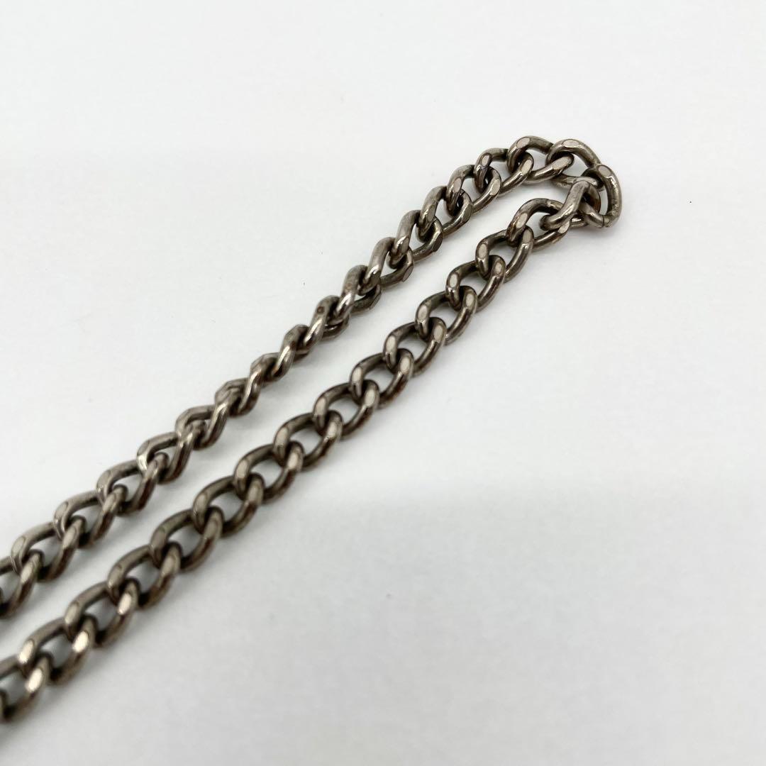 美品】ルイヴィトン アコルディオン用 シルバーチェーン ロゴ刻印