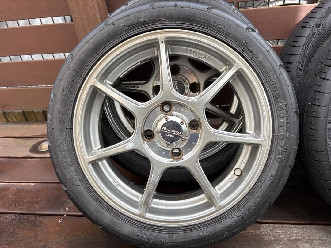 マルさん専用 ENKEI RS+M 15インチホイール 4本 5J +45 - メルカリ