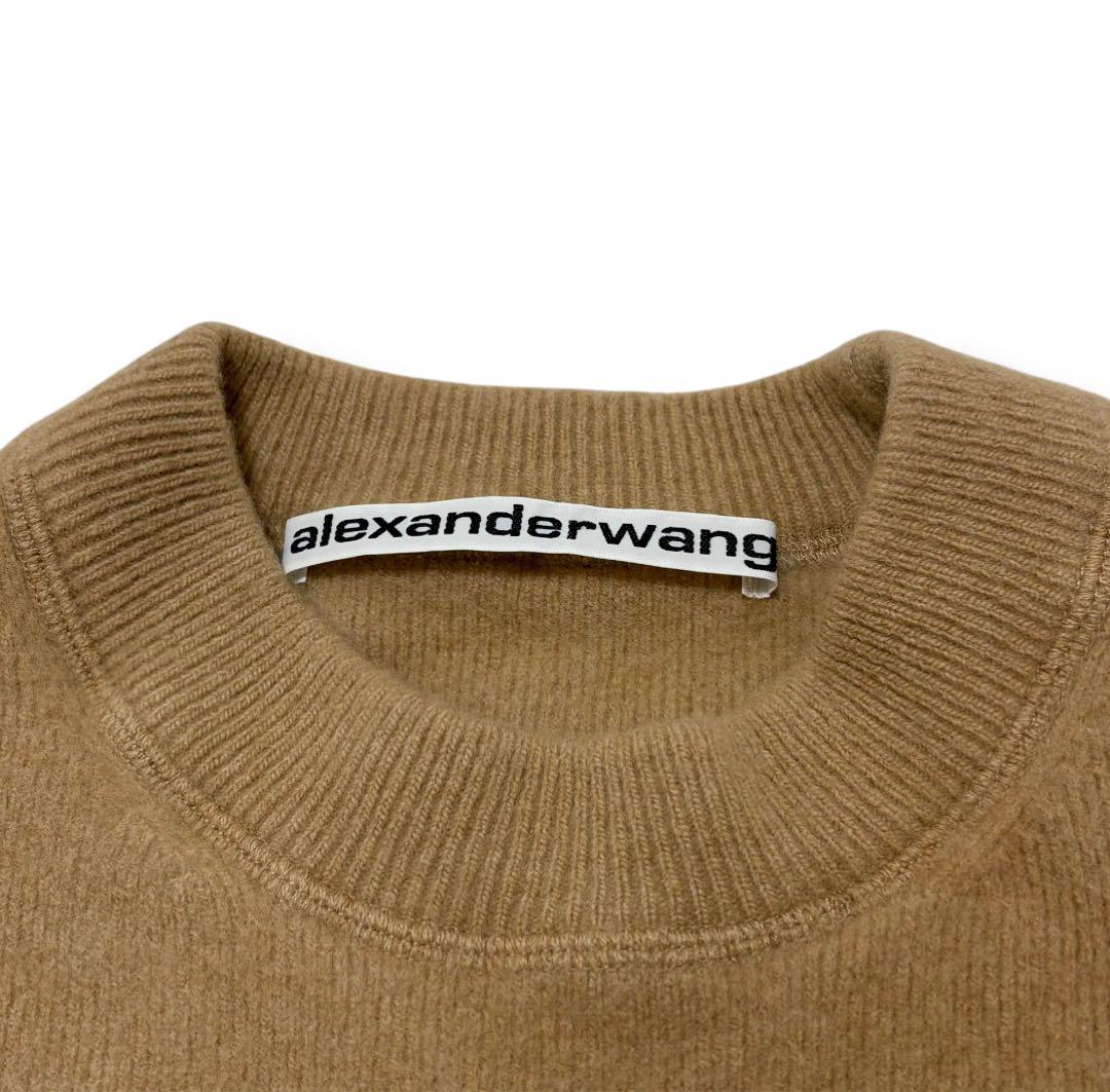 Alexander Wang ビジュー ニット スウェット キャメル Alexander Wang