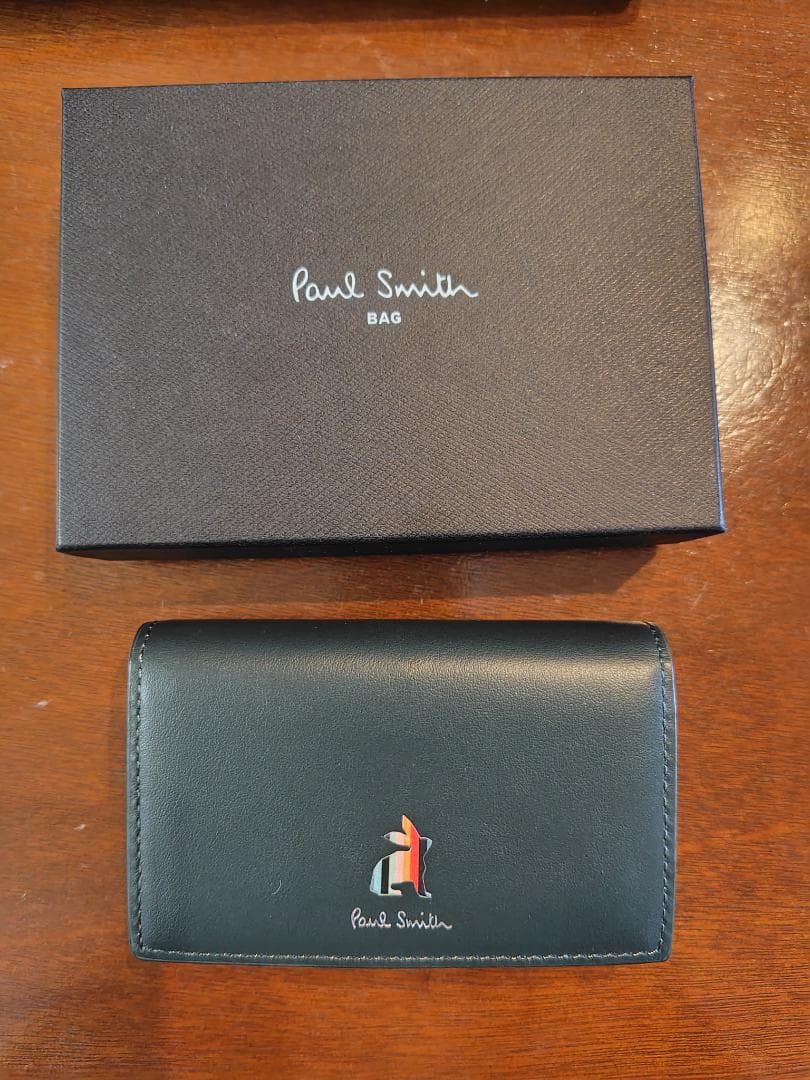 ポールスミス名刺入れ 純正紙袋付き】ポールスミス Paul Smith カードケース 名刺入れ メンズ