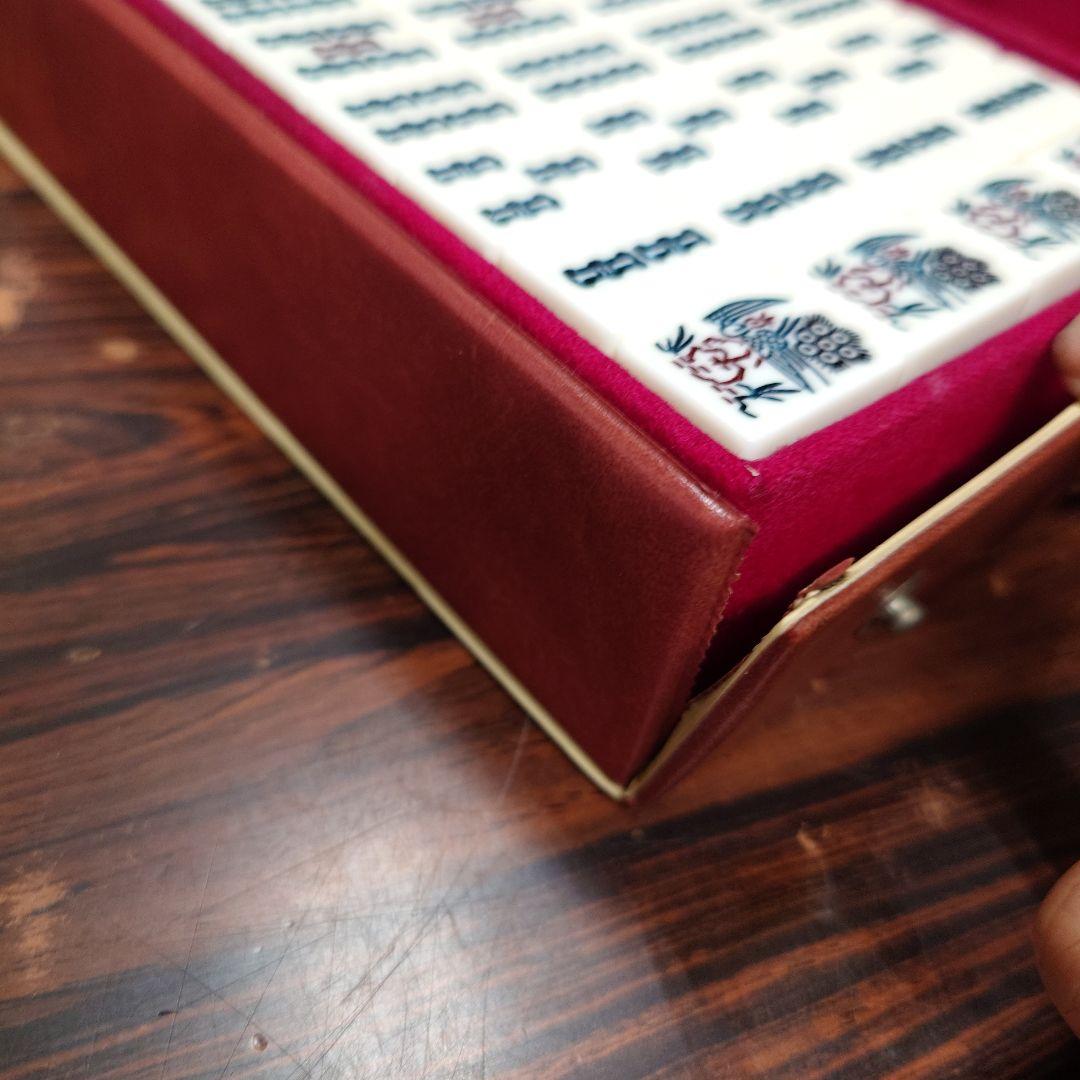 ミズノ丸一 麻雀牌 背面黄色 赤ドラ 家紋牌 22 - メルカリ