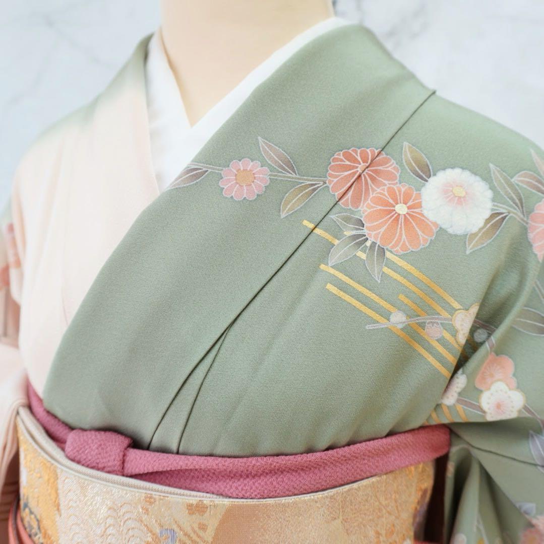 訪問着 フルセットa506卒業式 入学式 お宮参り 七五三 結婚式 落款