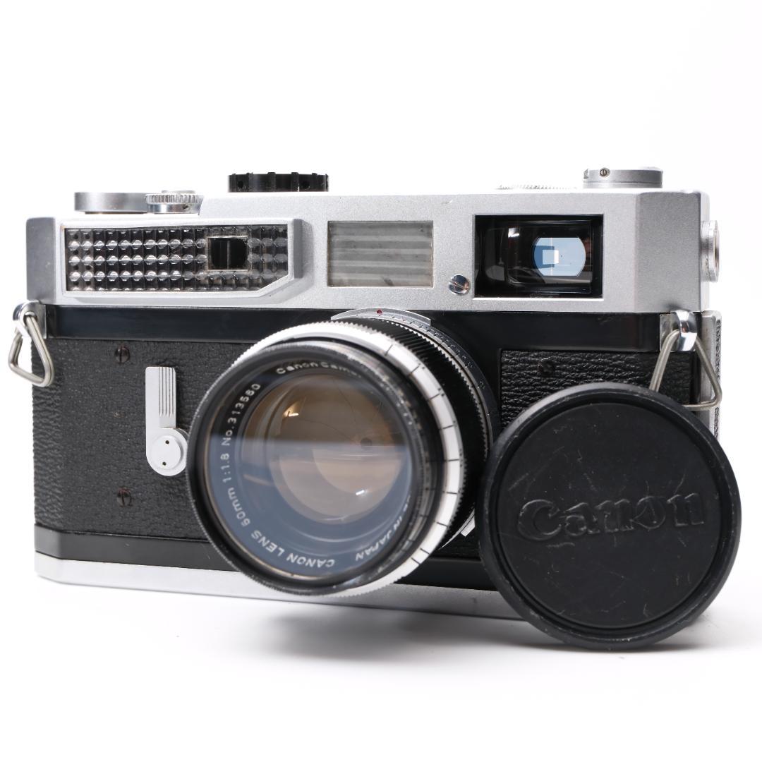 良品 Canon Model 7 / Canon Lens 50mm F1.8 Canon Model 7 Rangefinder + 50mm f1.8 Lens [As Is Working] #25302