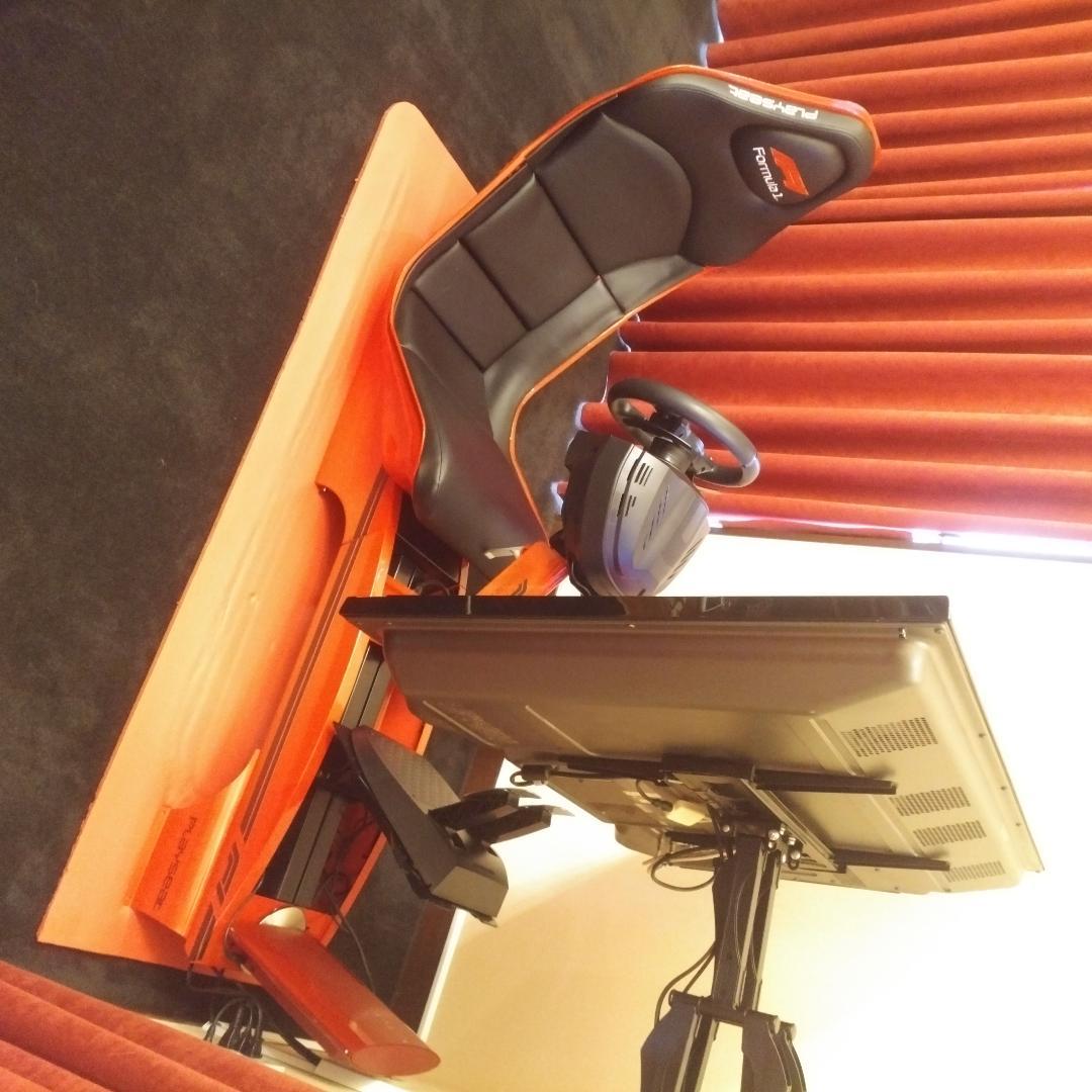 激レア グランツーリスモ レーシングコックピット プレイシート 赤