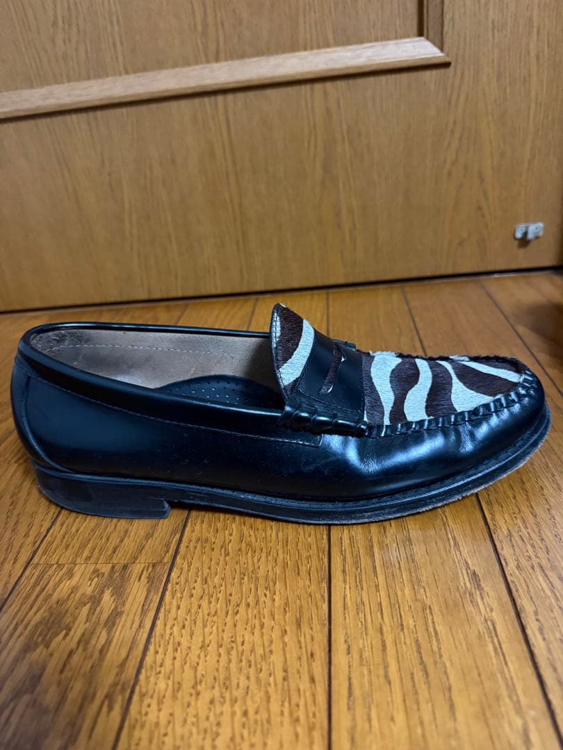 靴 G.H.bass larson zebra US10