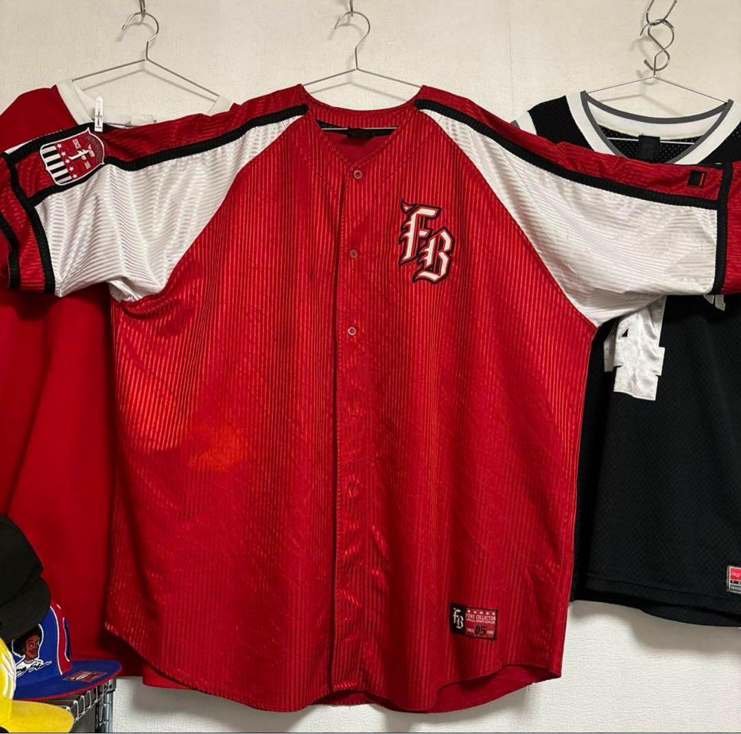 FUBU ゲームシャツ　6XL 　bboy b系 hiphop fubu ゲームシャツ bboy b系 hip-hop y2k 刺繍 city - メルカリ