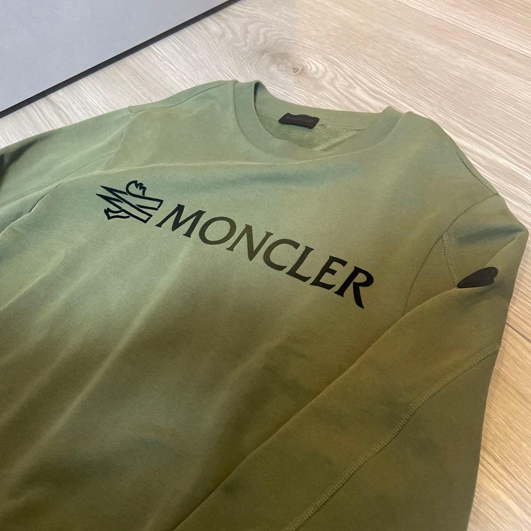 美品】モンクレール トレーナースウェット 2023年AWモデル カーキ
