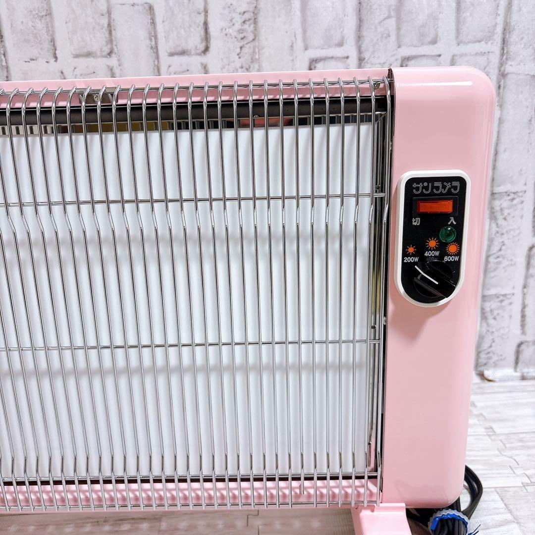 ほぼ未使用 サンラメラ 600W型(062) 遠赤外線暖房器 ヒーター サクラ