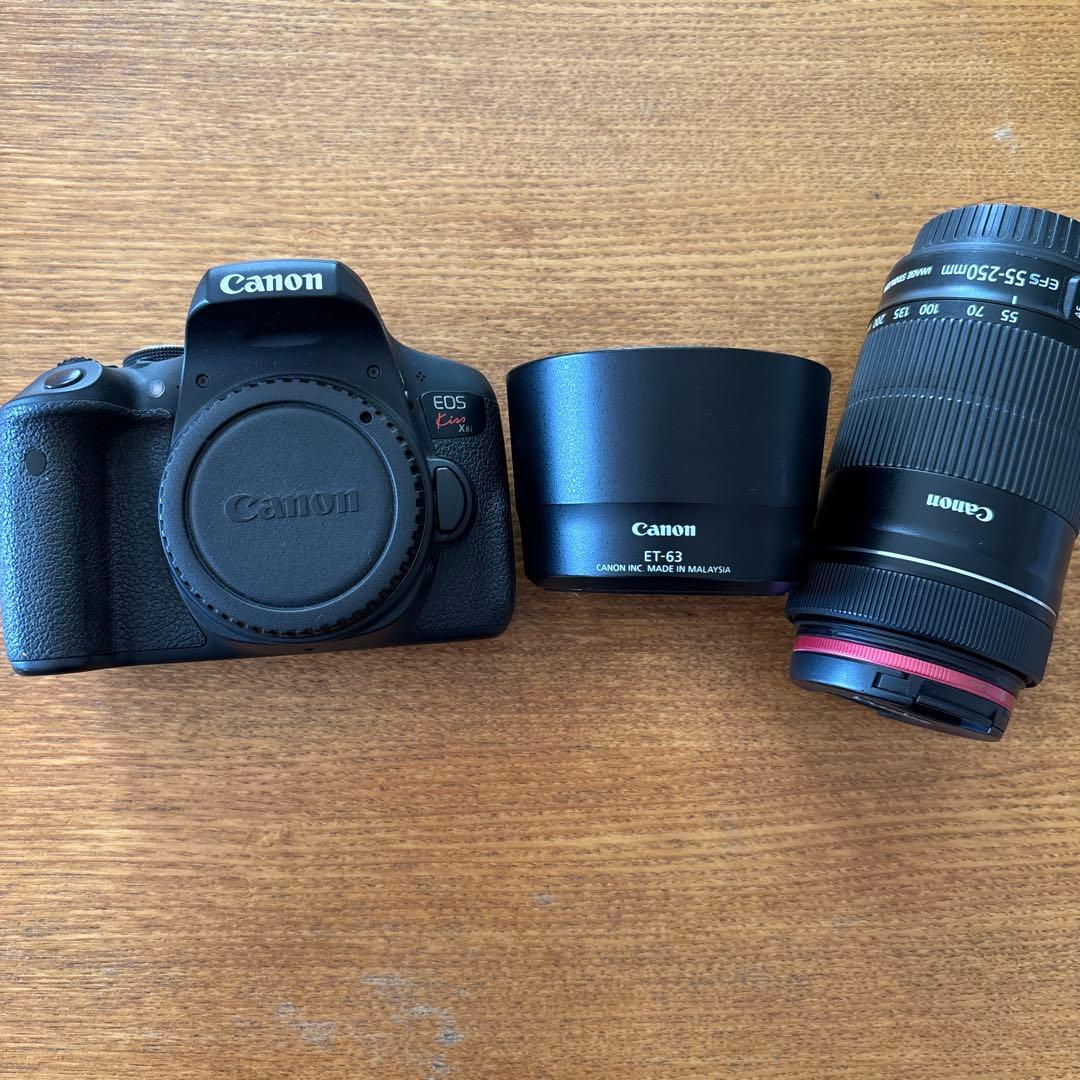 セット　Canon EOS kiss x8i レンズ　カバー　バッテリー 楽天市場】EOS Kiss X8i EOS 8000D EOS 760D EOS 750D EOS REBEL T6S