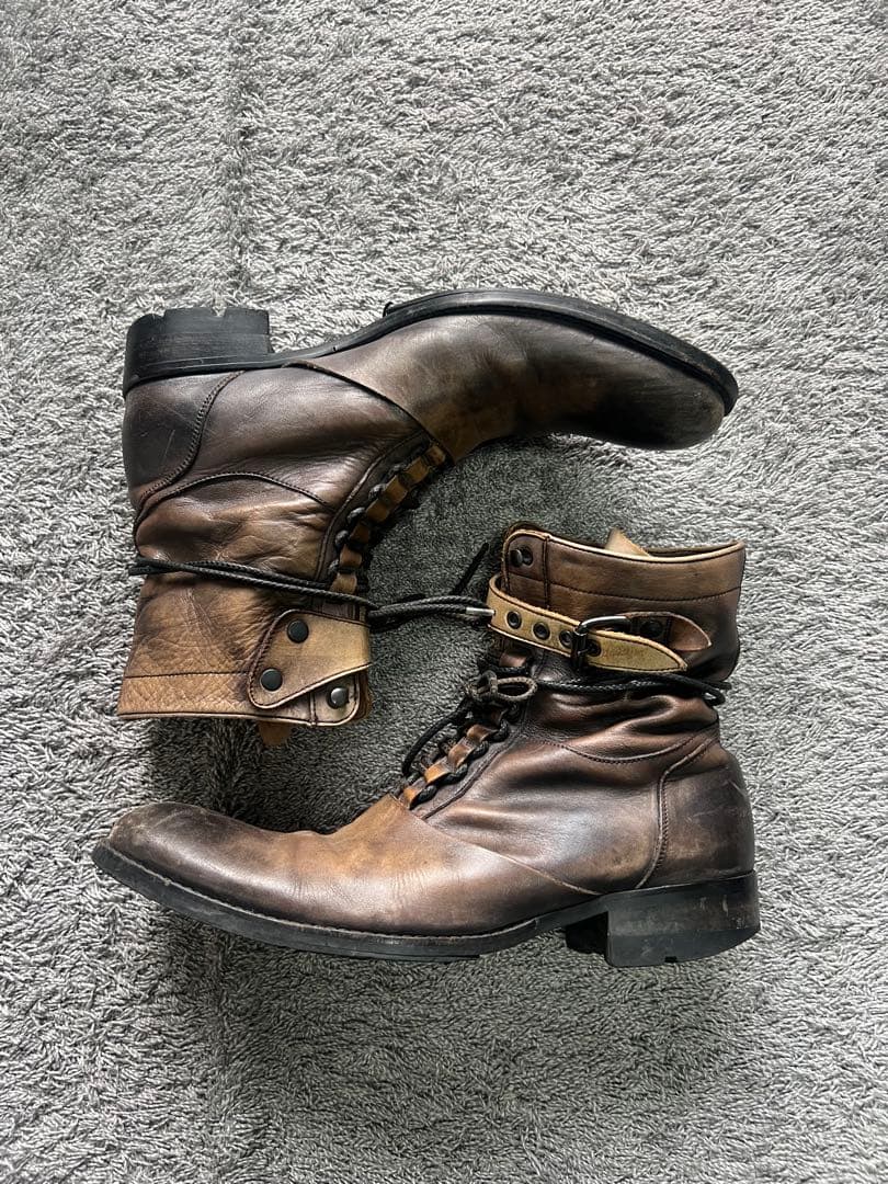 靴 \"alfredoBANNISTER\" Lace Up Leather Boots