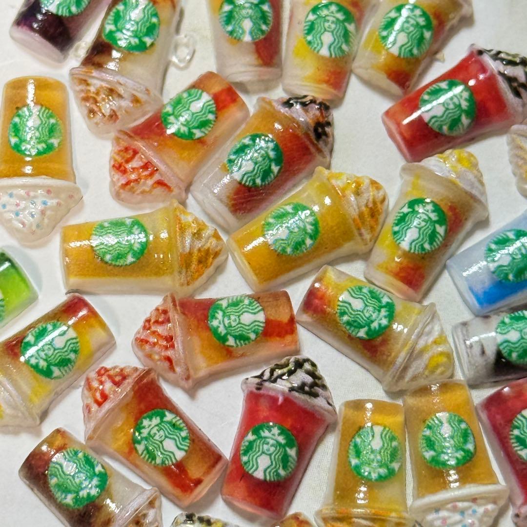 スタバ フラペチーノ MIX ネイルパーツ【スプーン1杯分 ネイルパーツ
