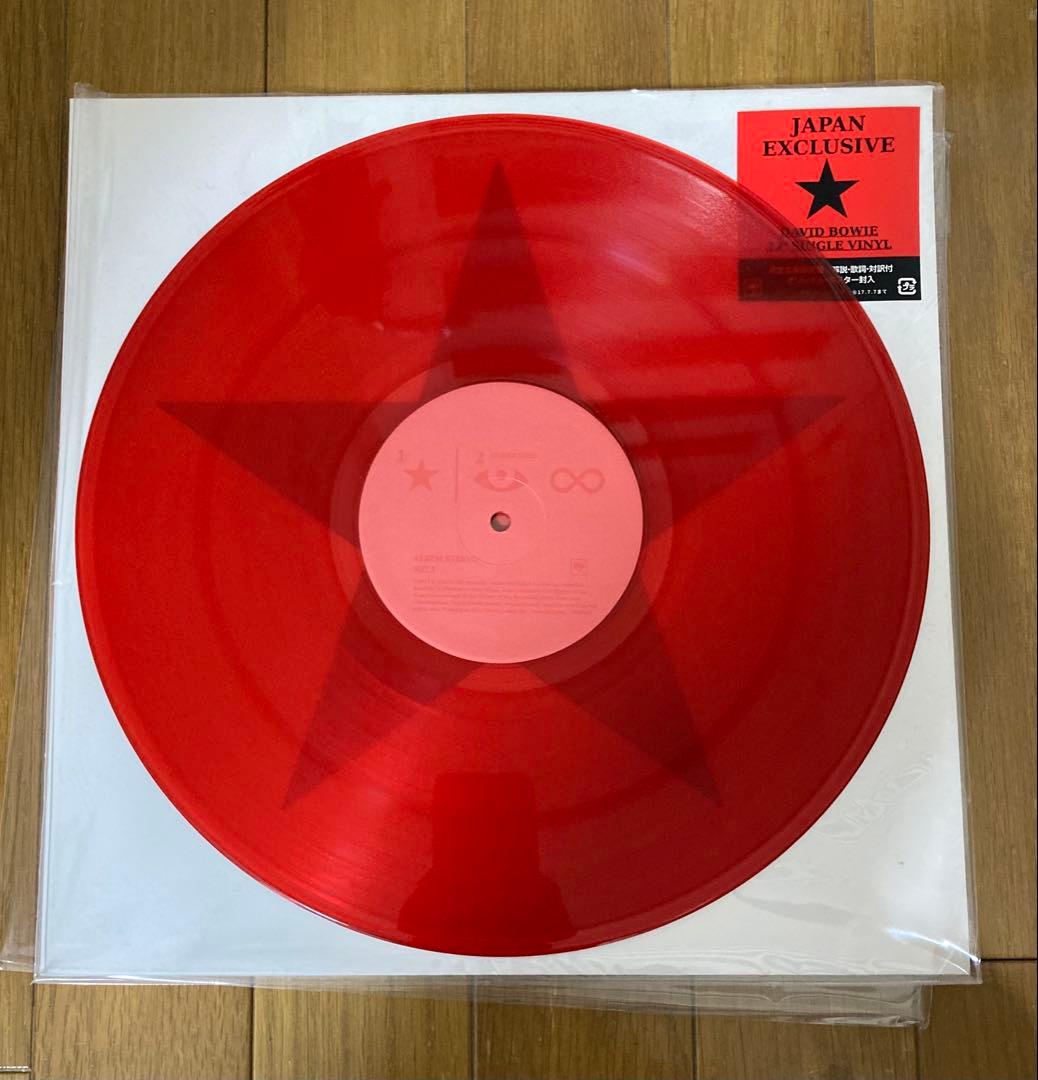 完品Blackstar日本限定DAVID BOWIEレコードJapan Red - メルカリ
