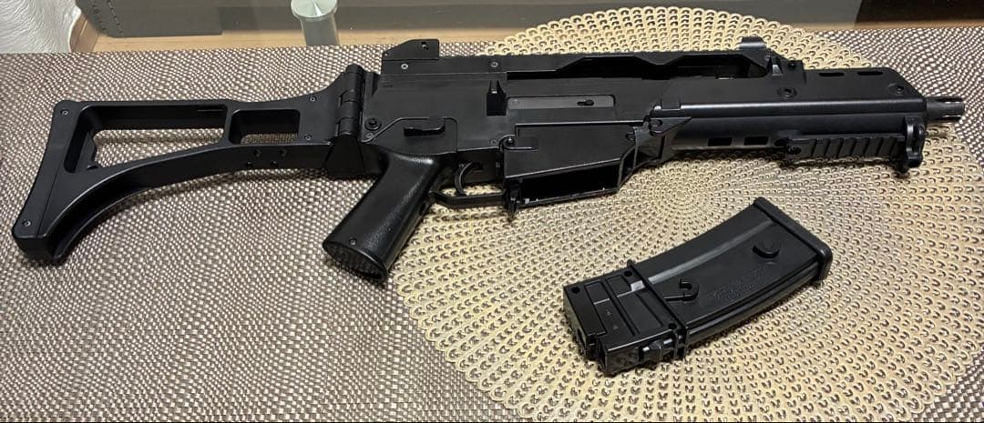 美品 東京マルイ カスタム品 G36C 電動ガン ボーイズ 金属ピニオンギア