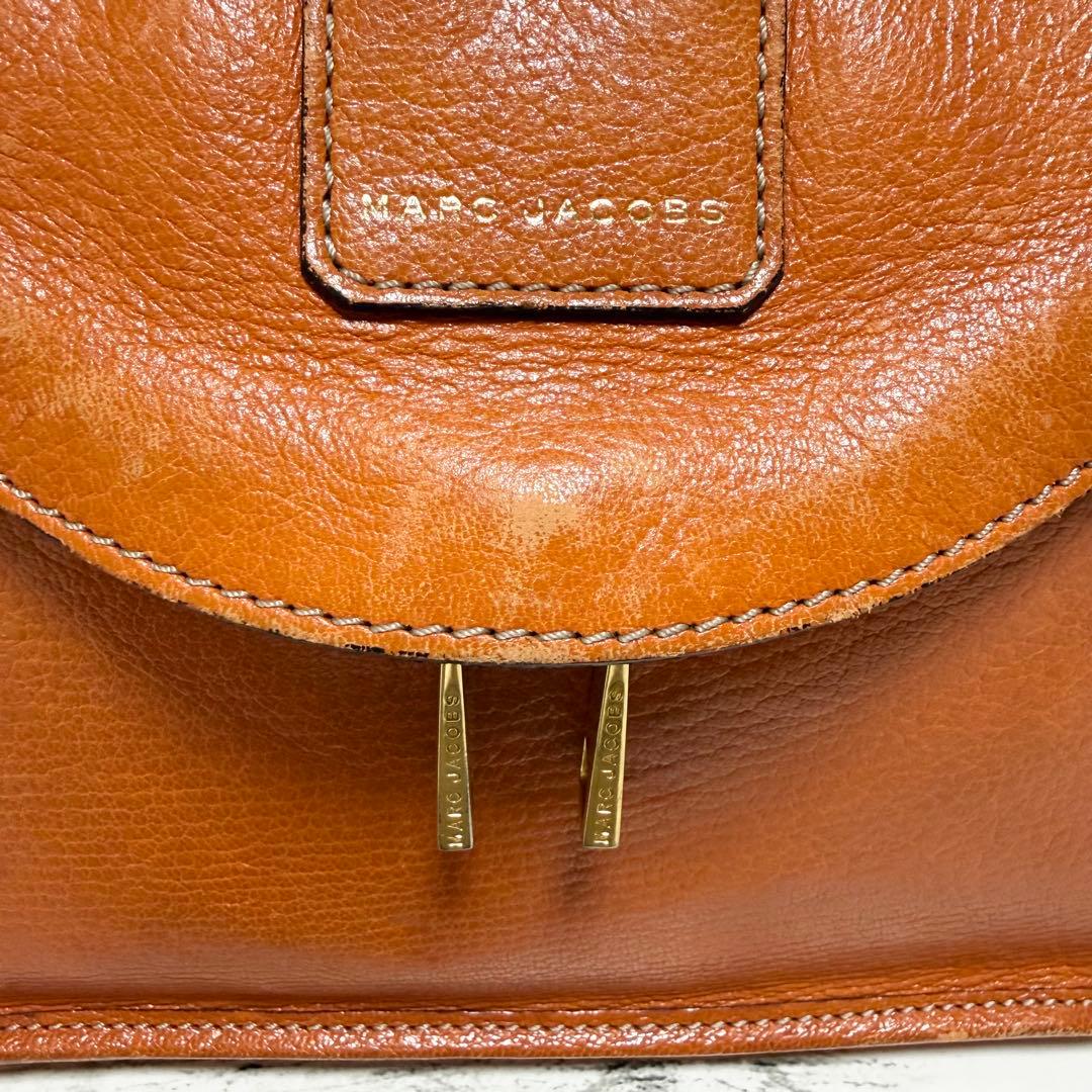 MARC JACOBS マークジェイコブス レザー ショルダーバッグ ブラウン