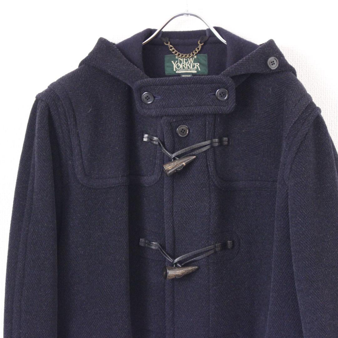 NEW YORKER moorbrook ダッフルコート ヘリンボーン M