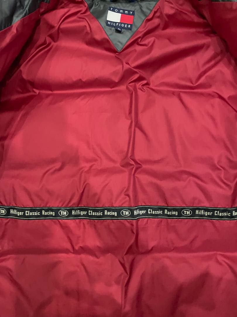 極暖・肉厚】トミーヒルフィガー ダウンジャケット L 黒 90s 裏地